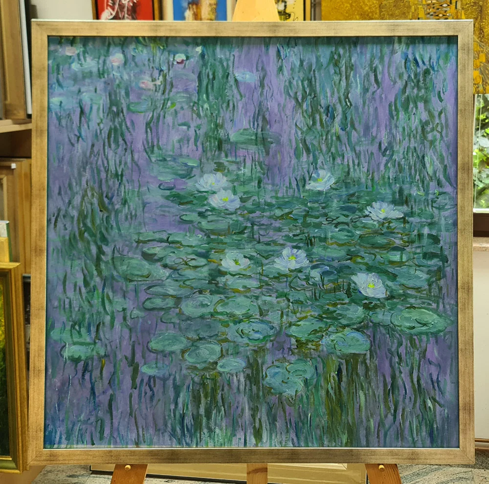 Claude Monet Blue water lilies Claude Monet Blue water lilies