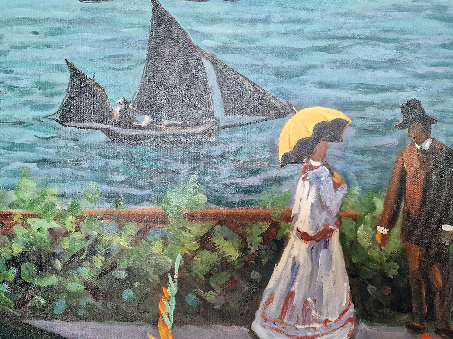 Claude Monet – Terrace at the Seaside, Sainte-Adresse