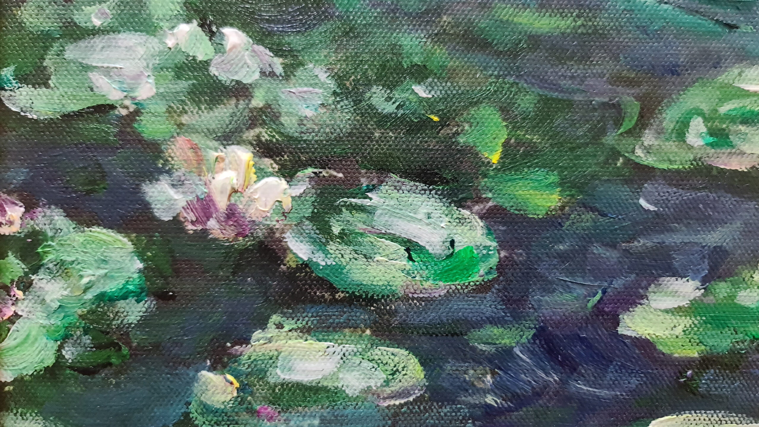 Claude Monet - Water Lilies (reproduction, famous painting, famous artist)
