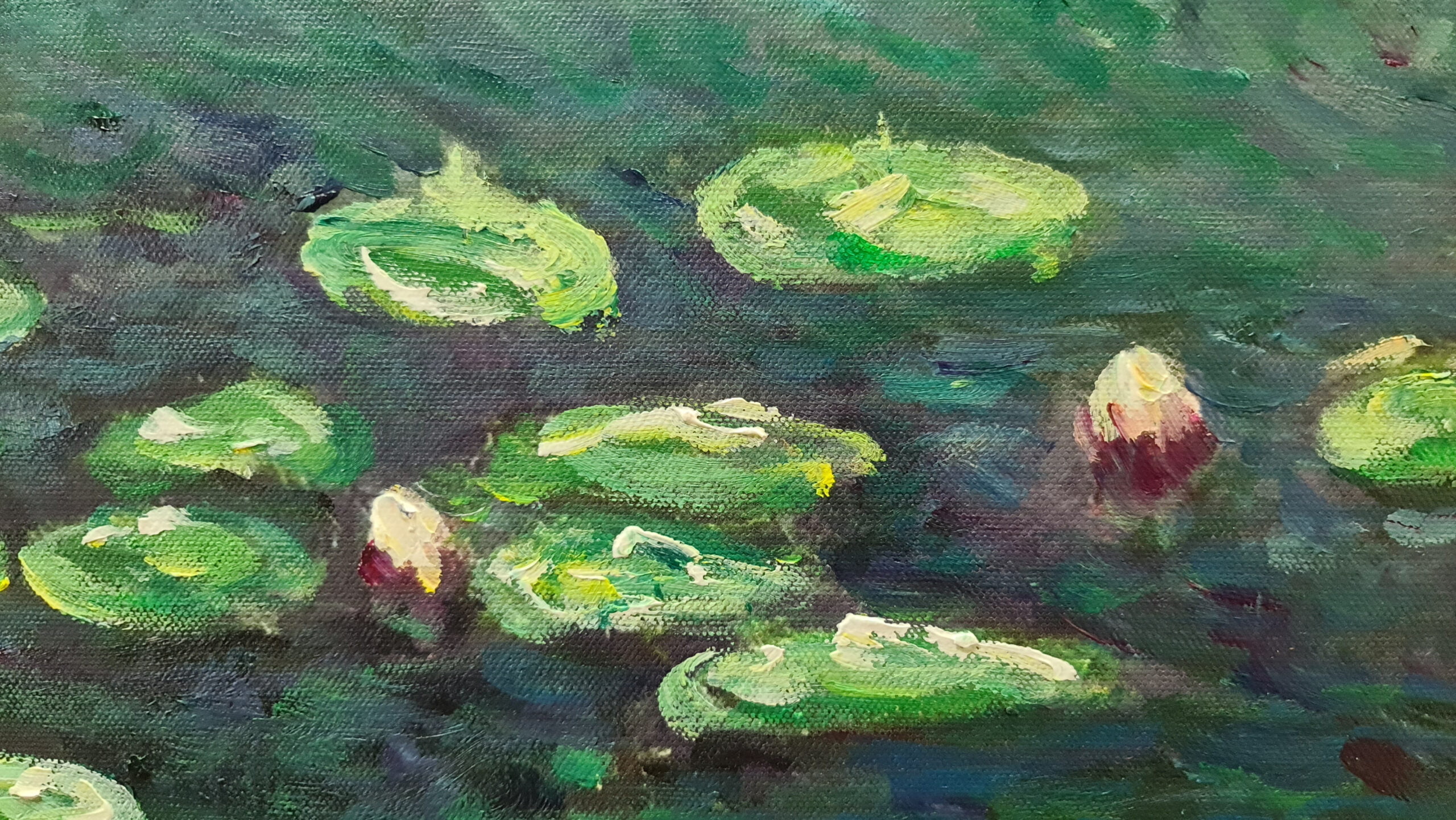 Claude Monet - Water Lilies (reproduction, famous painting, famous artist)