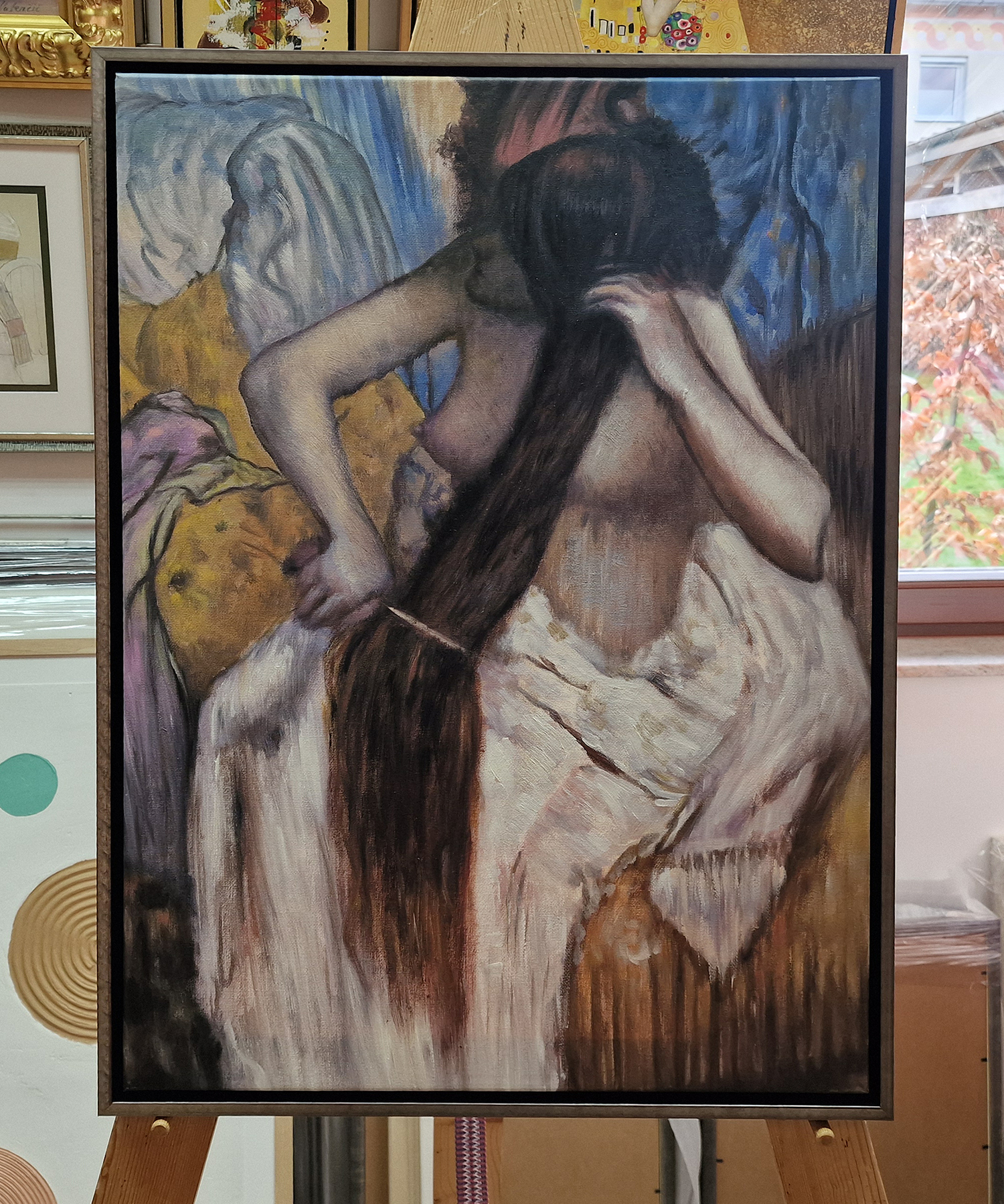 Edgar Degas - Woman Combing Her Hair