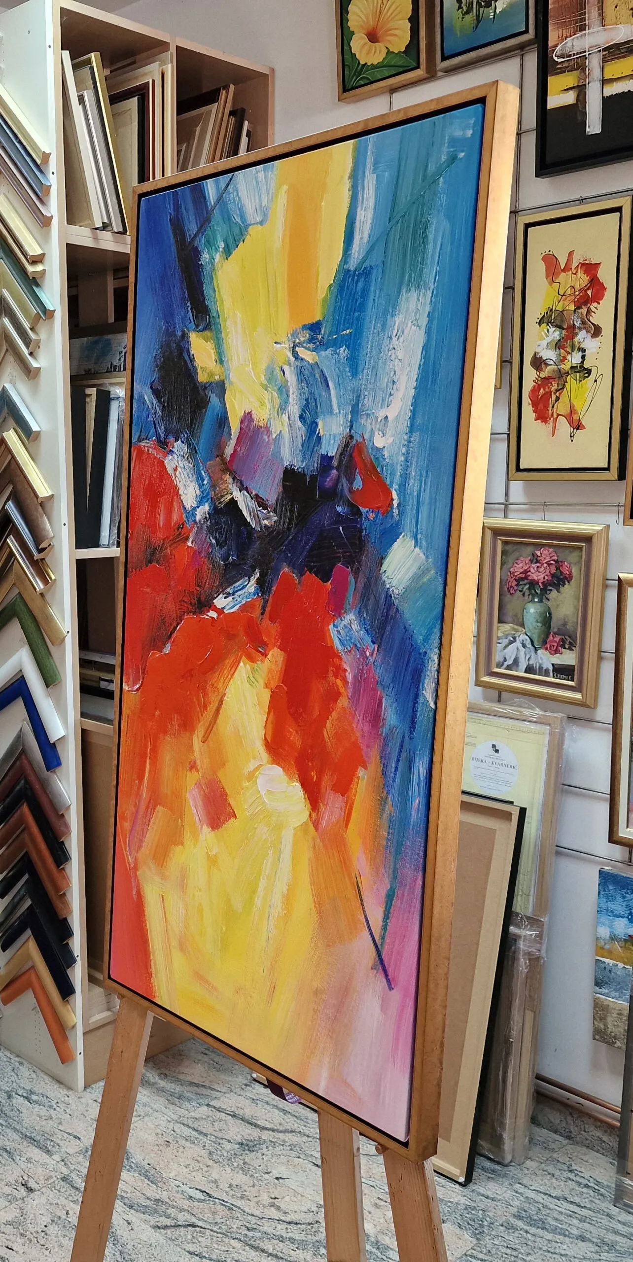 Energy Paintings - Energy of Personal Power Energy Paintings - Energy of Personal Power - canvas painting reproduction - hand-painted in oil
