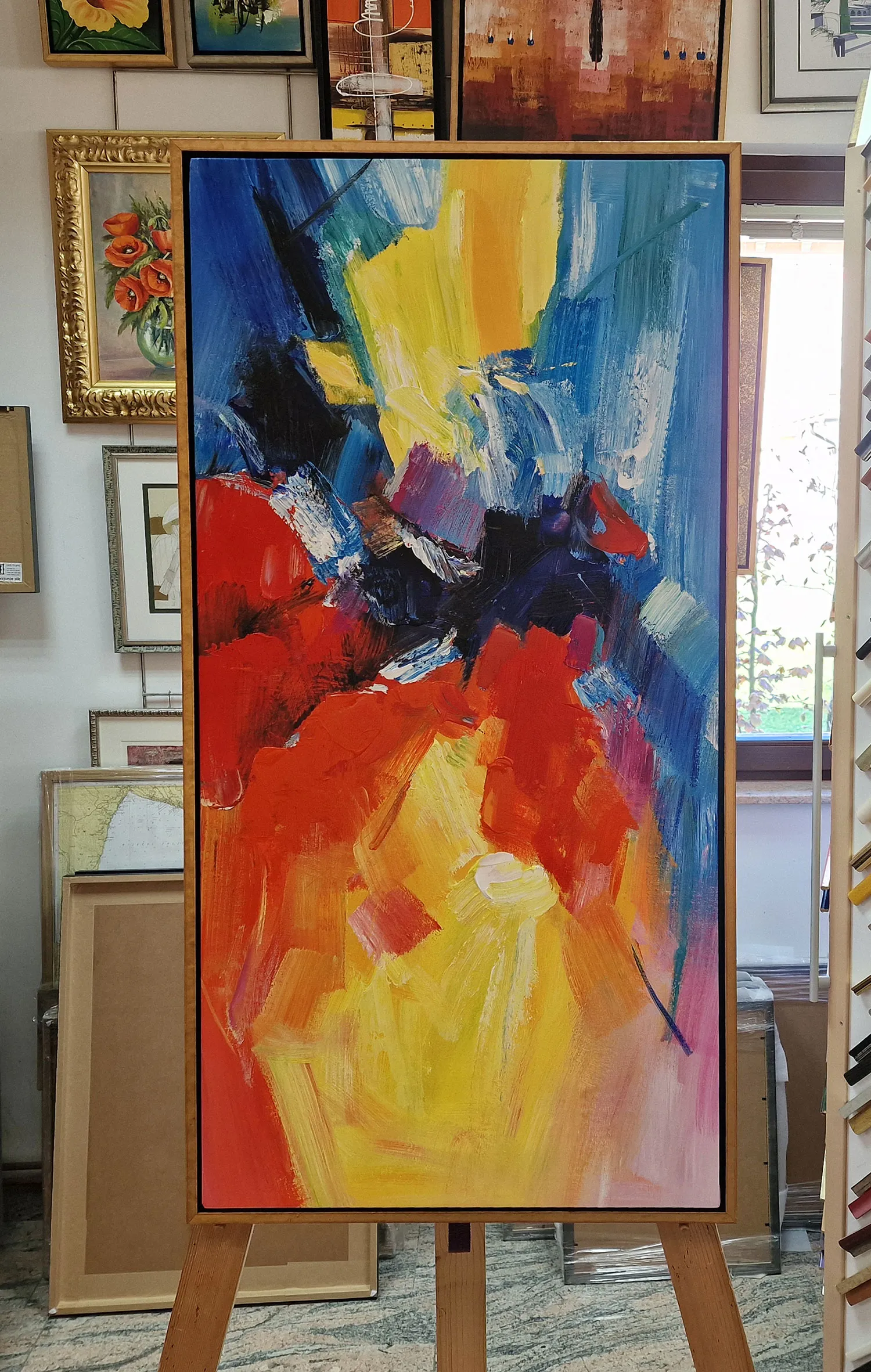 Energy Paintings - Energy of Personal Power Energy Paintings - Energy of Personal Power - oil painting reproduction on canvas - hand-painted