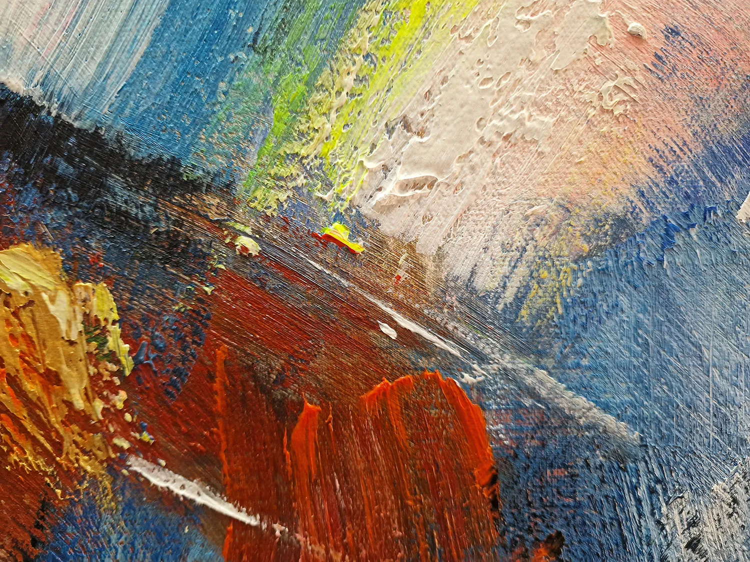 Energetische Gemälde - Gesundheit und Heilung - handgemaltes Kunstgemälde - Gemälde in Öl auf Leinwand