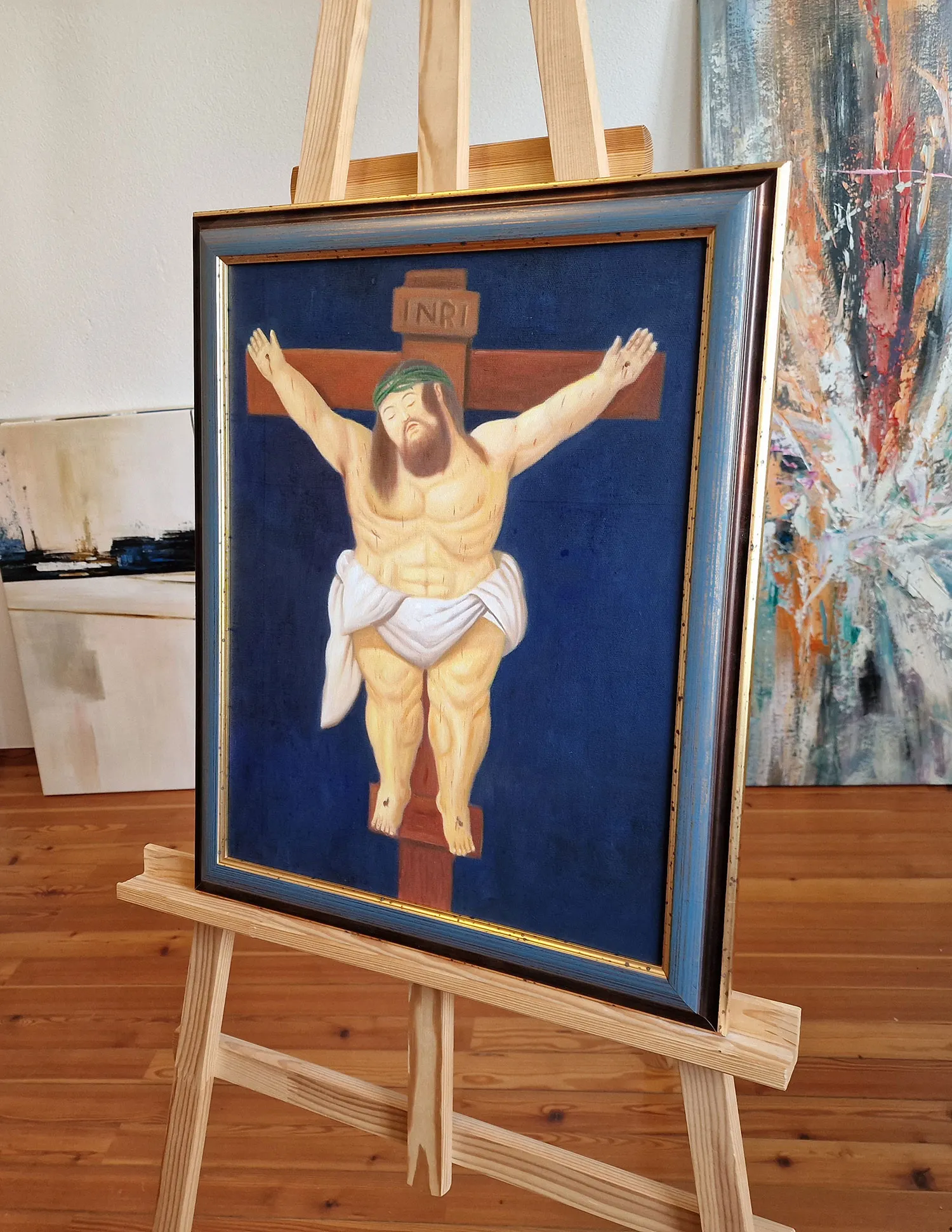 Fernando Botero – Christ slika na platnu Fernando Botero - Kristus - olje na platnu - ročno slikana kopija po naročilu