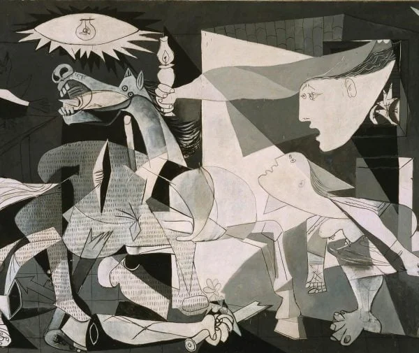 Reproductions of Famous Artists, Modern Wall Paintings, Artwork for Walls - Guernica Detail