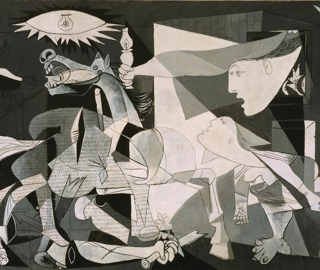 Reprodukcije znanih slikarjev, moderne stenske slike, umetniške slike za na steno Guernica Detail