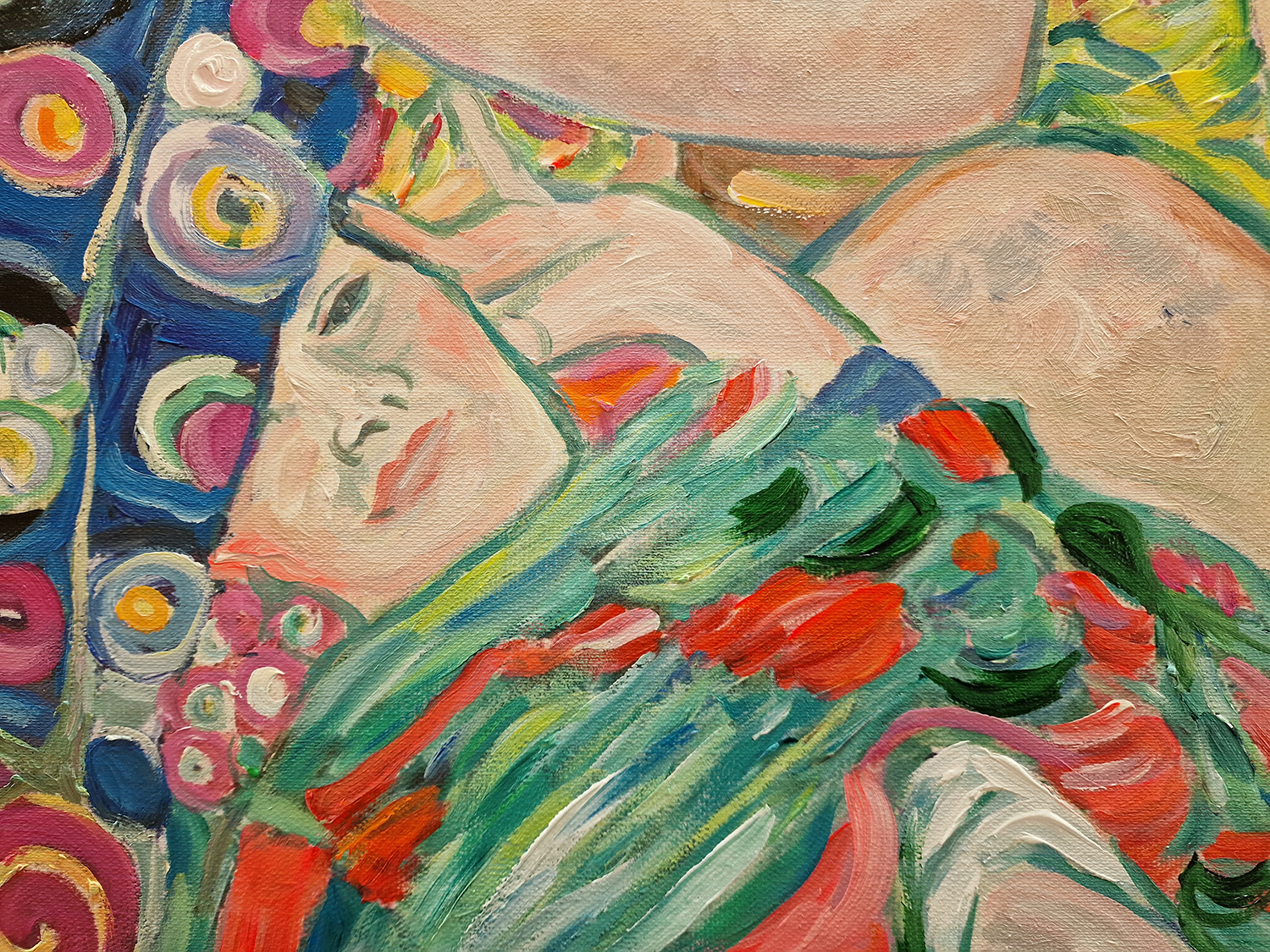 Gustav Klimt - The Maiden (Virgin) - SVETSLIK.SI - 100% hand painted