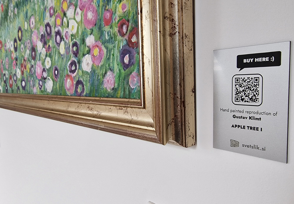 Gustav Klimt – Apple Tree I - reprodukcija slike na platnu