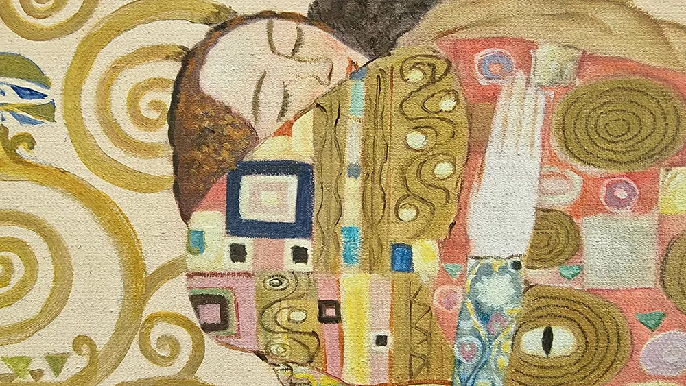 Gustav-Klimt-–-Fulfillment---reprodikcija-slike-2 Gustav Klimt - Ispunjenje - ulje na platnu - ručno slikana kopija po narudžbi