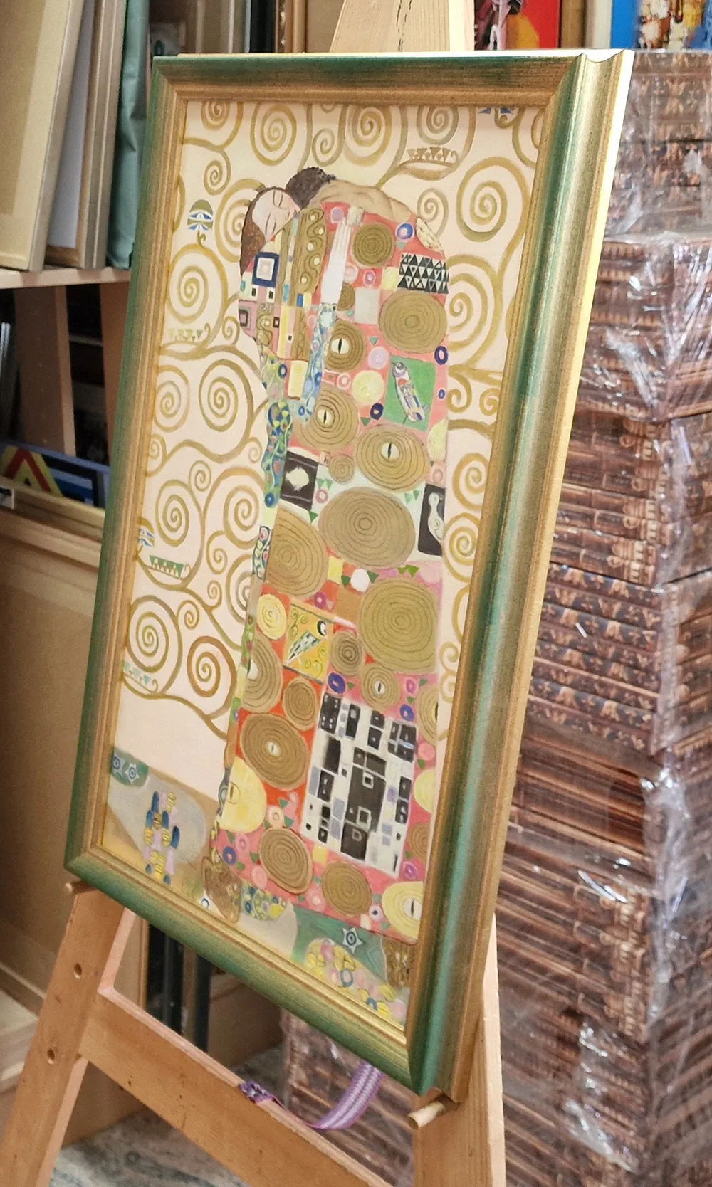 Gustav-Klimt-–-Fulfillment---reprodikcija-slike-4 Gustav Klimt - Ispunjenje - umjetnička slika na platnu - ručno slikana reprodukcija