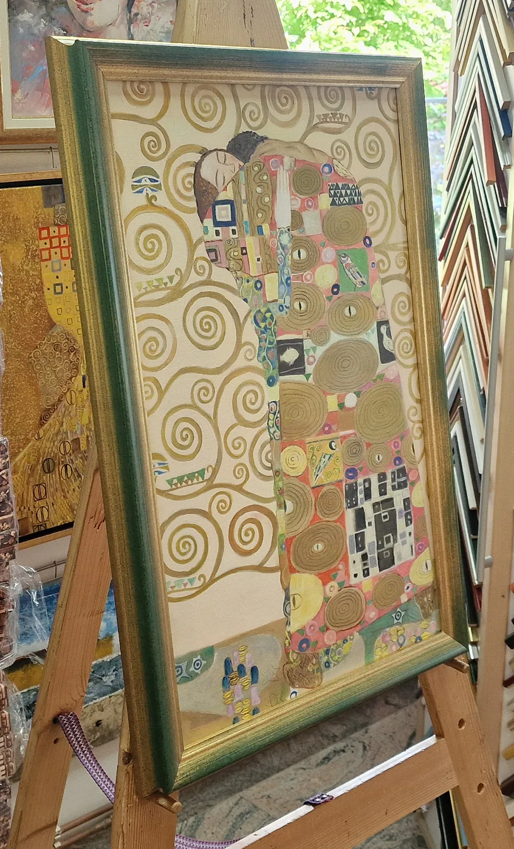 Gustav-Klimt-–-Fulfillment---reprodikcija-slike-5 Gustav Klimt - Ispunjenje - umjetnička slika za dnevni boravak - reprodukcija na platnu