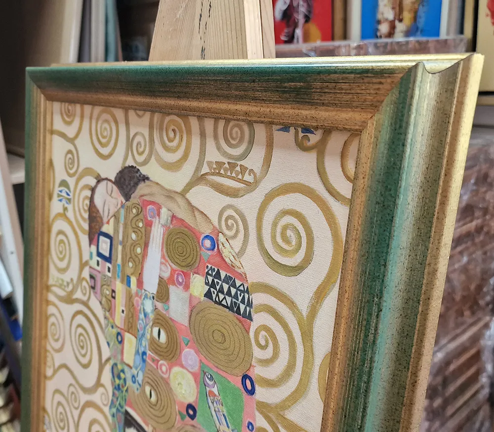 Gustav-Klimt-–-Fulfillment---reprodikcija-slike3 Gustav Klimt - Ispunjenje - ručno slikana reprodukcija - ulje na platnu