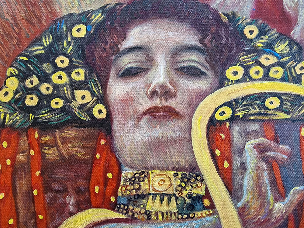 Gustav Klimt – Hygiea - reprodukcija slike na platnu Gustav Klimt – Hygiea - reprodukcija slike na platnu