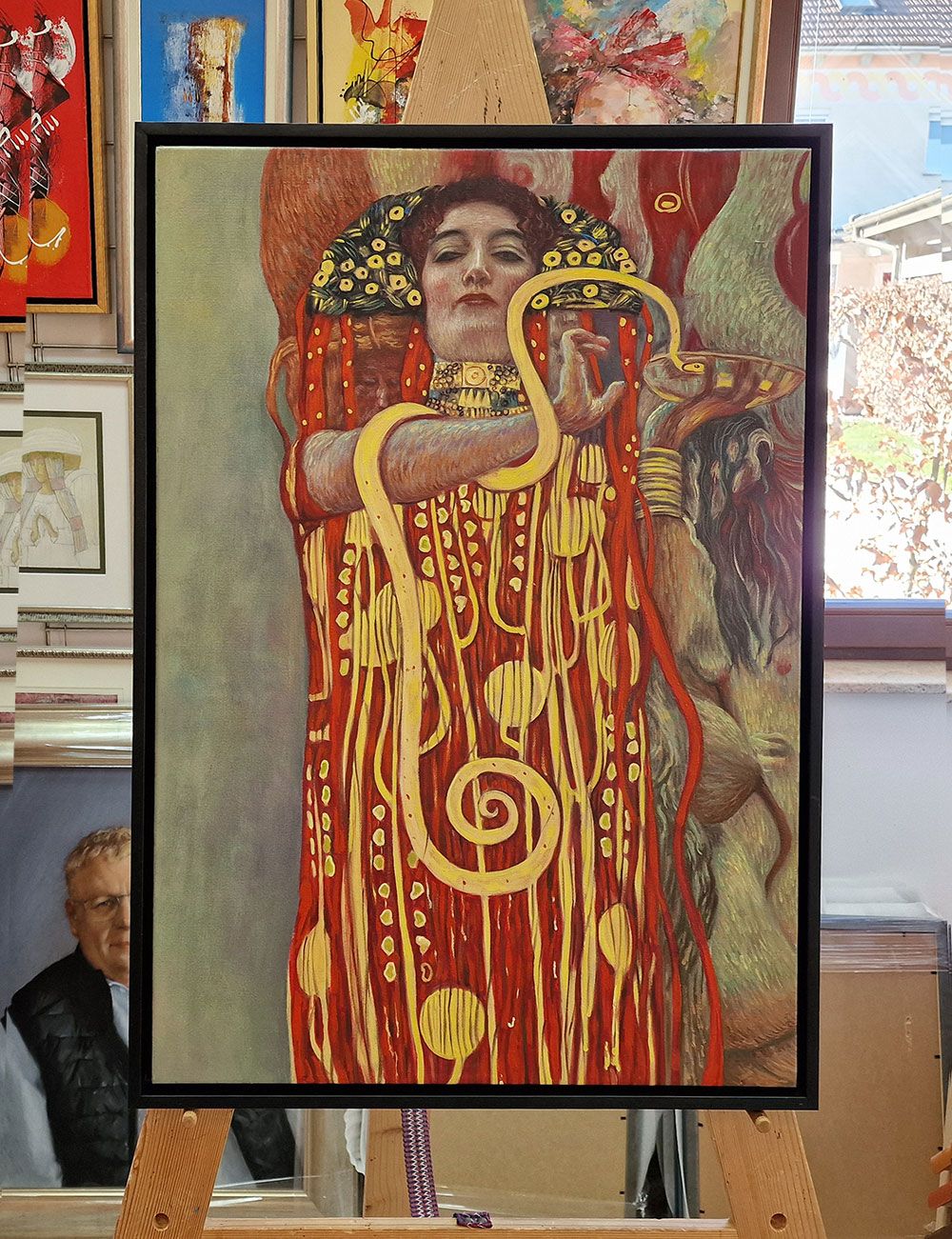 Gustav Klimt – Hygiea - reprodukcija slike na platnu Gustav Klimt – Hygiea - reprodukcija slike na platnu