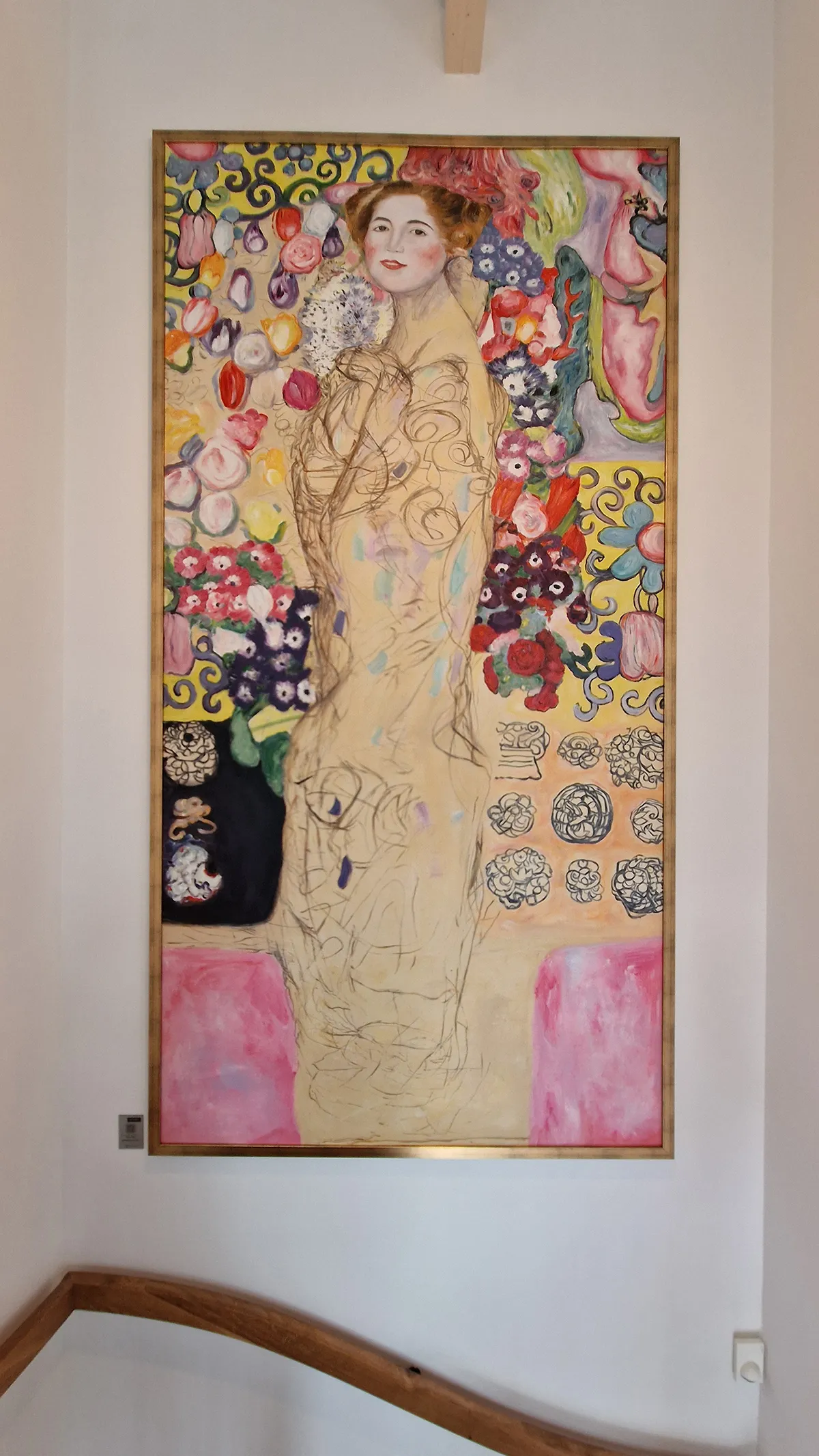 Gustav Klimt - Portrait of a Lady II - canvas painting reproduction - hand-painted in oil