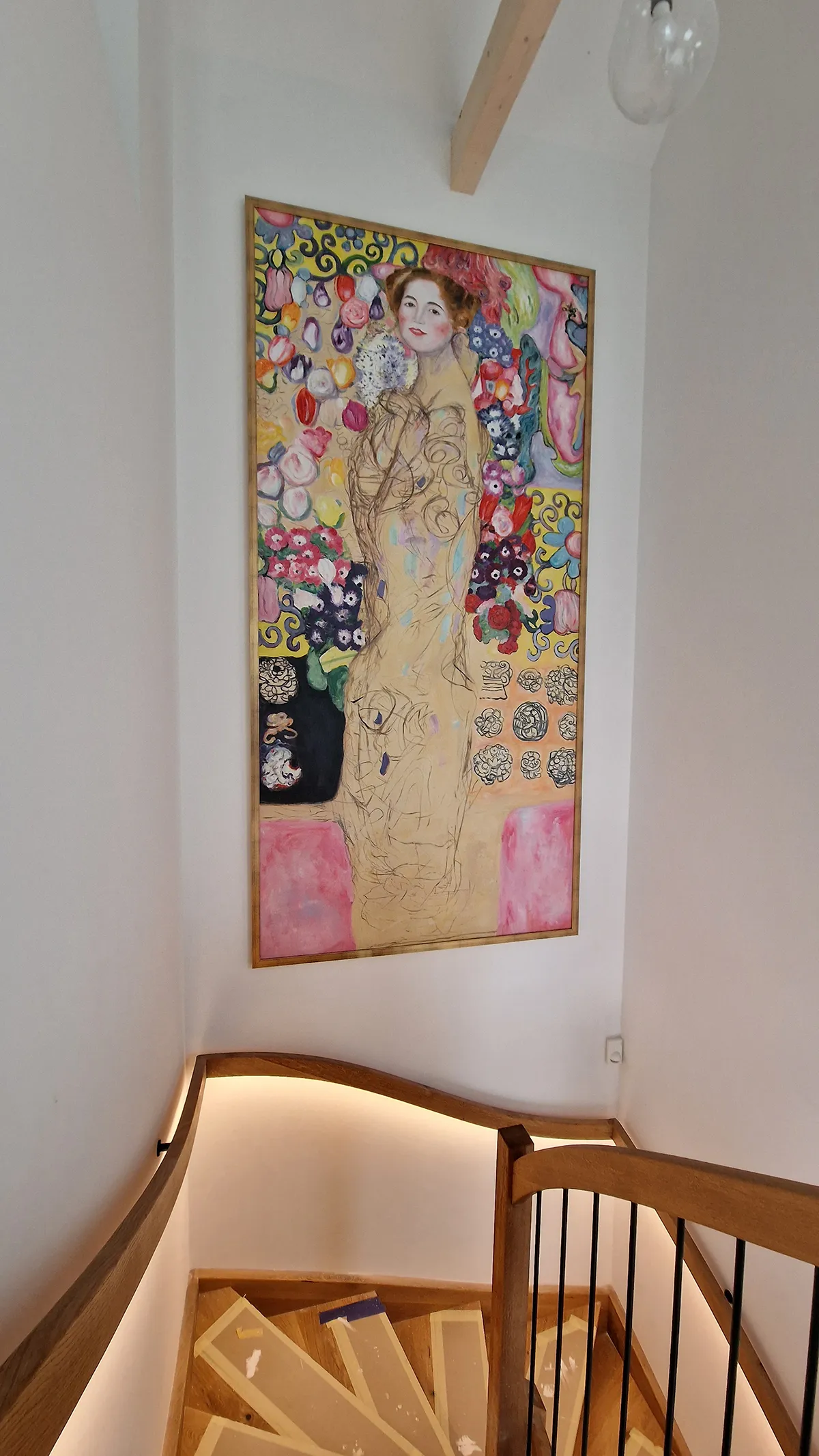 Gustav Klimt - Portrait of a Lady II - oil painting reproduction for the living room - on canvas
