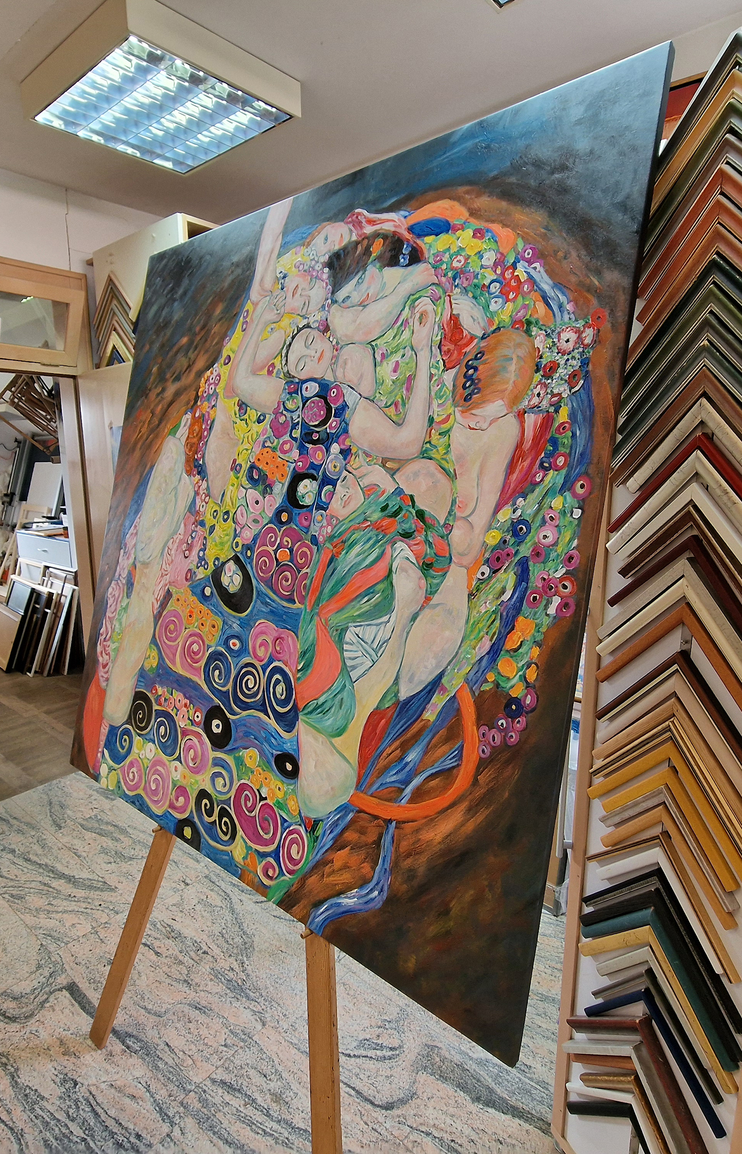 Gustav Klimt - The Maiden (Virgin)