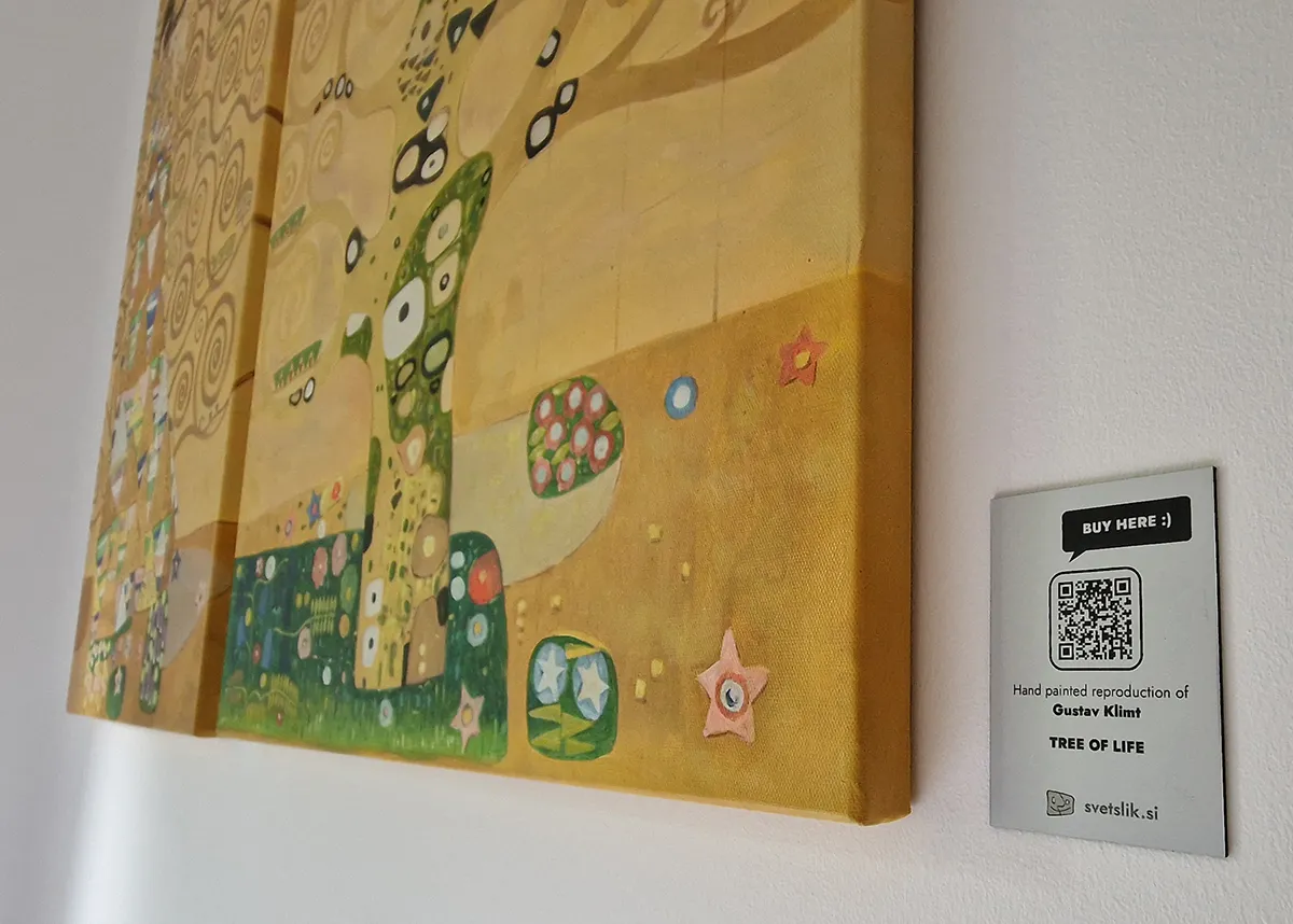 Gustav Klimt – Tree of Life (Detail) - reprodukcija slike na platnu