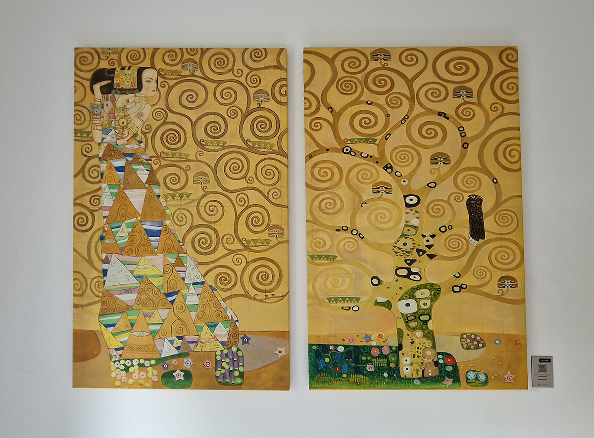 Gustav Klimt – Tree of Life (Detail) - reprodukcija slike na platnu