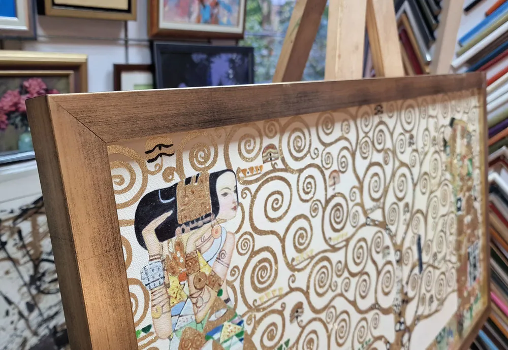 Gustav Klimt - Drevo življenja - olje na platnu - ročno slikana kopija po naročilu