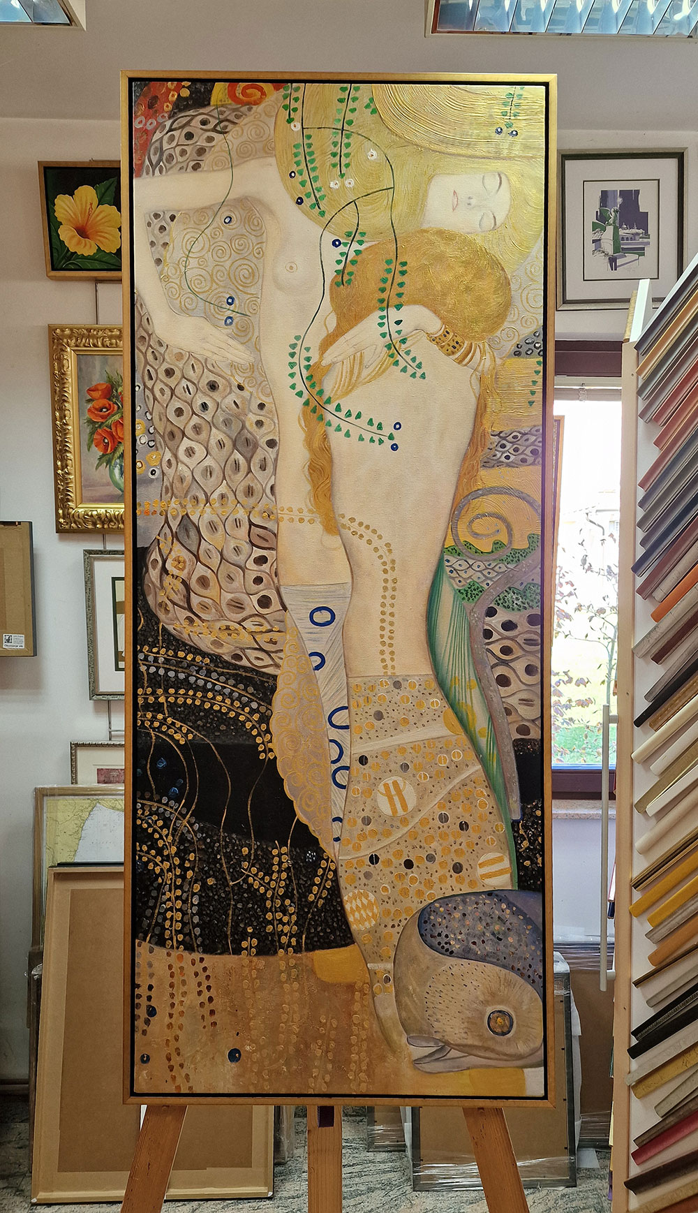 Gustav Klimt - Water Serpents I