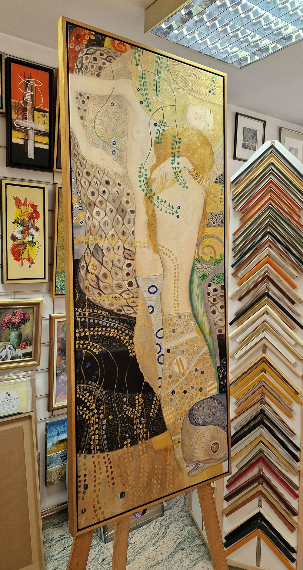 Gustav Klimt - Water Serpents I