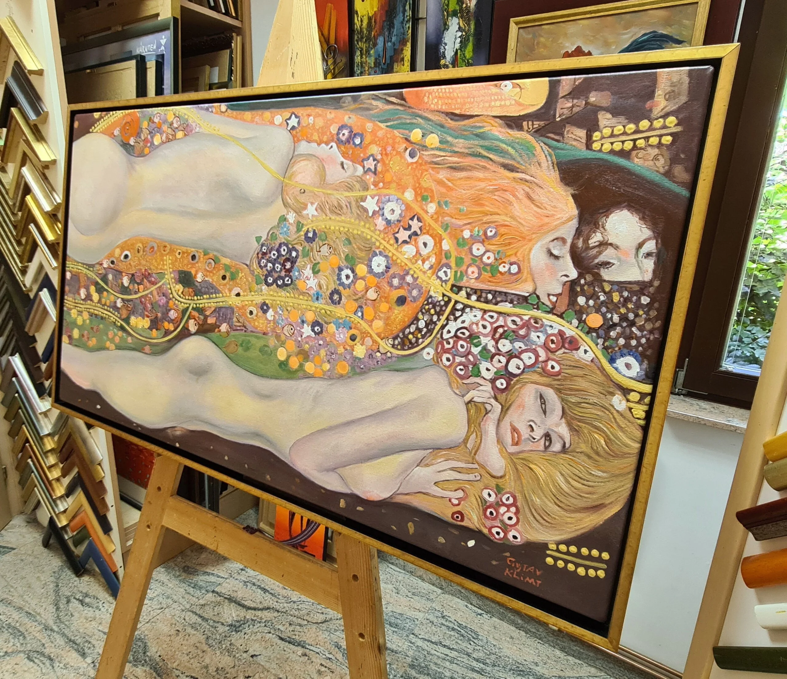 Gustav-Klimt-–-Water-serpents-II-1 Gustav Klimt – Water serpents II
