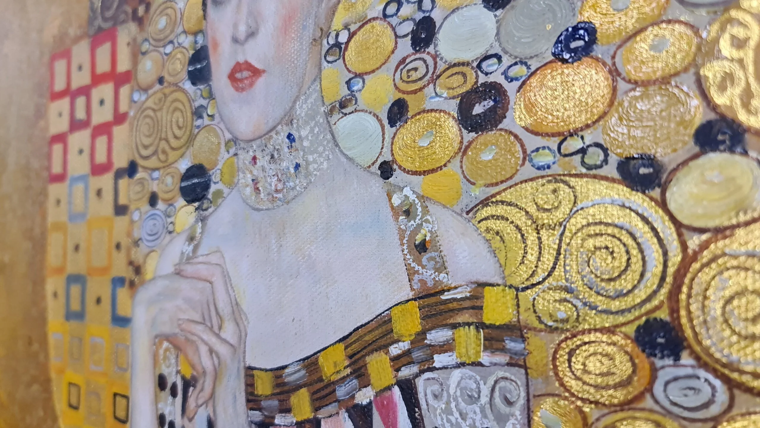 Gustav Klimt - Adele Bloch Bauer - reprodukció