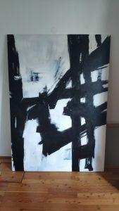 Moderne Wandgemälde auf Leinwand