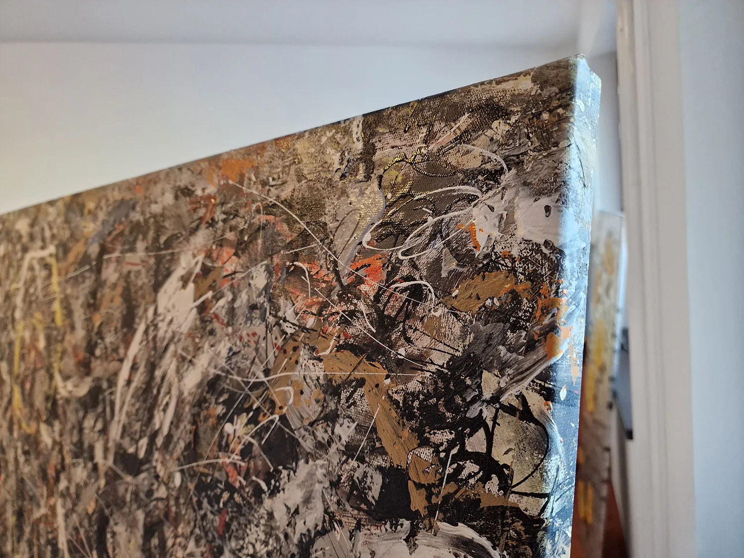 Jackson Pollock - Alchemy Jackson Pollock - Alchemy - oil painting reproduction on canvas - hand-painted