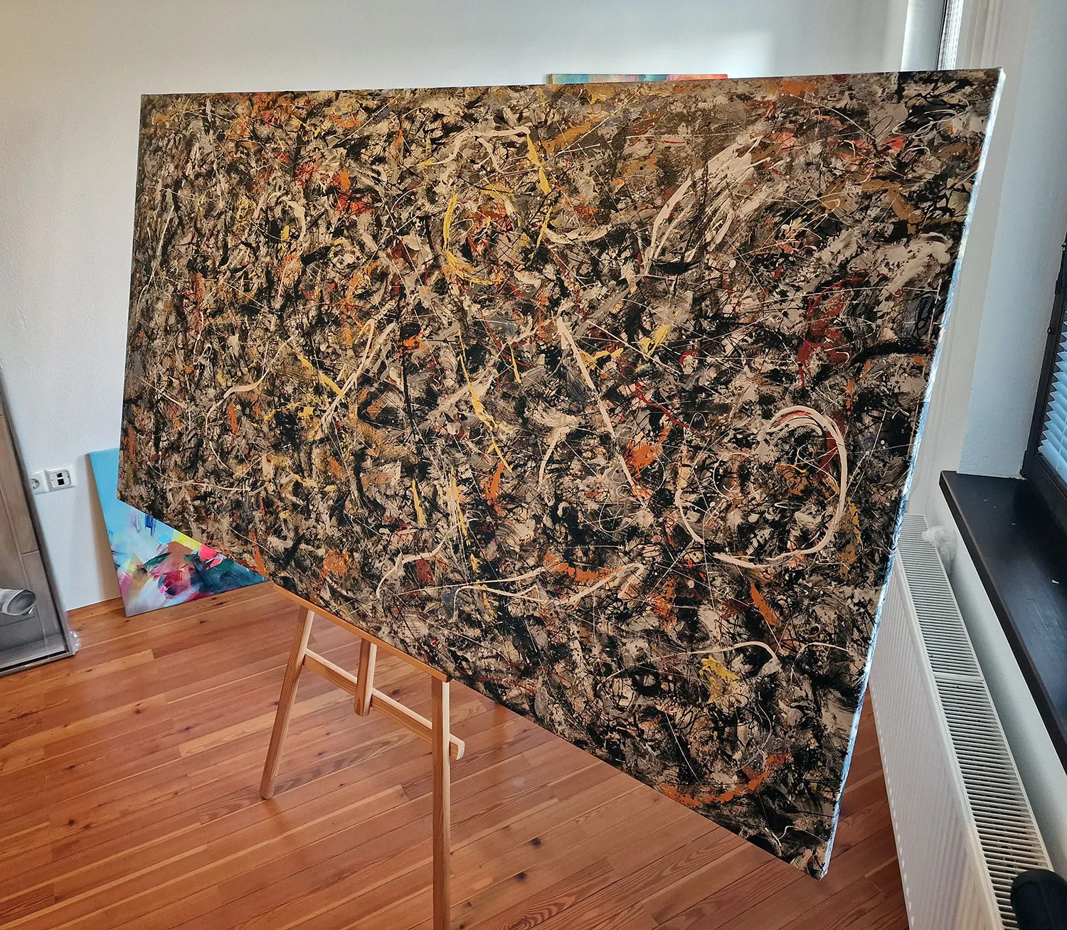 Jackson Pollock - Alchemy Jackson Pollock - Alchemy - canvas painting - hand-painted reproduction in oil