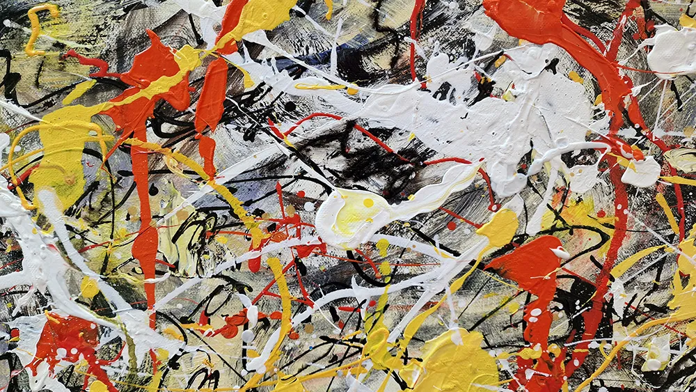 Jackson Pollock - Konvergencija - ulje na platnu - ručno slikana kopija po narudžbi