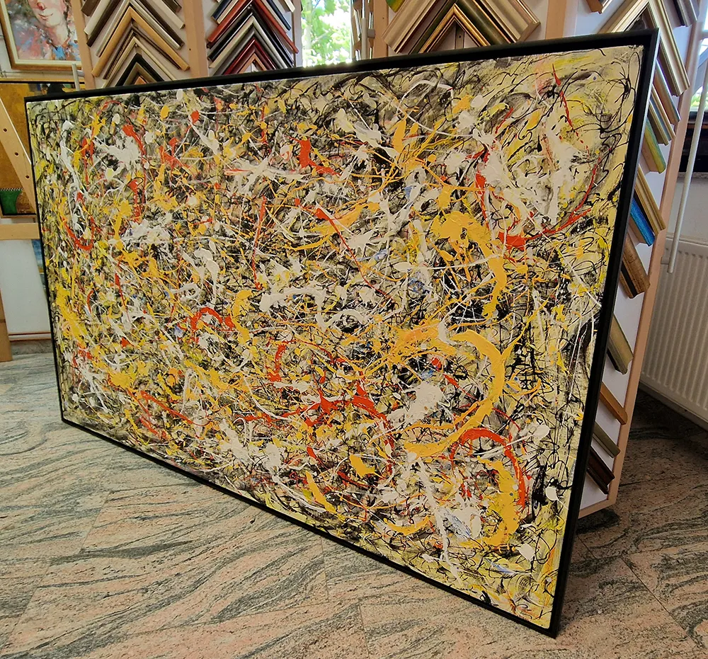 Jackson Pollock - Konvergencija - ručno slikana umjetnička slika - ulje na platnu