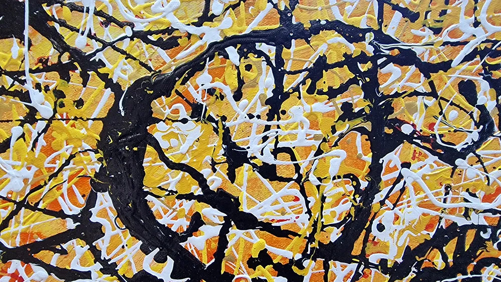 Jackson Pollock - Nummer 1, 1952 - handgemaltes Gemälde - Öl auf Leinwand