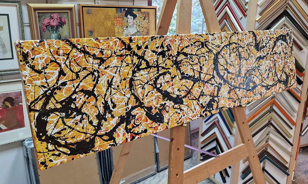 Jackson Pollock - Nummer 1, 1952 - Kunstgemälde auf Leinwand - handgemaltes Gemälde