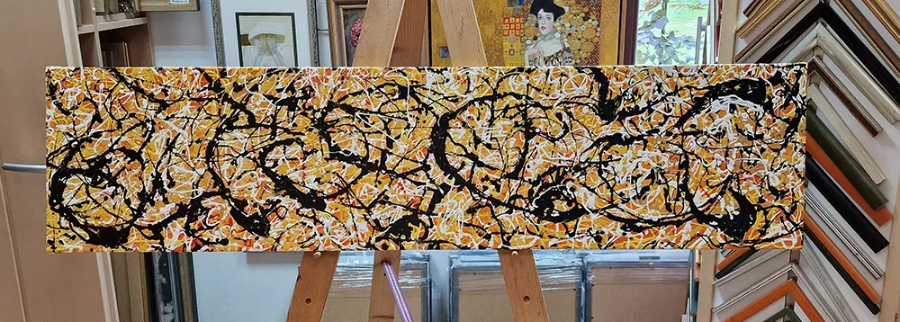 Jackson Pollock - Nummer 1, 1952 - Gemälde auf Leinwand - handgemalte Kopie auf Bestellung