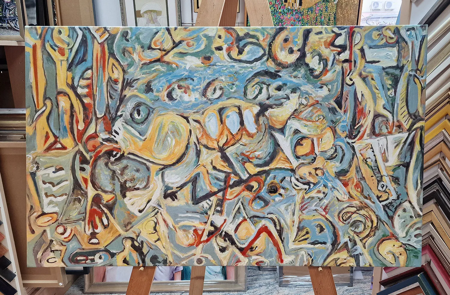 Jackson Pollock - Pasifaja - umjetnička slika na platnu - ručno slikana reprodukcija