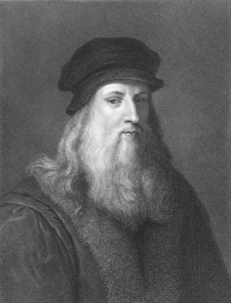Leonardo da Vinci – ritratto del pittore