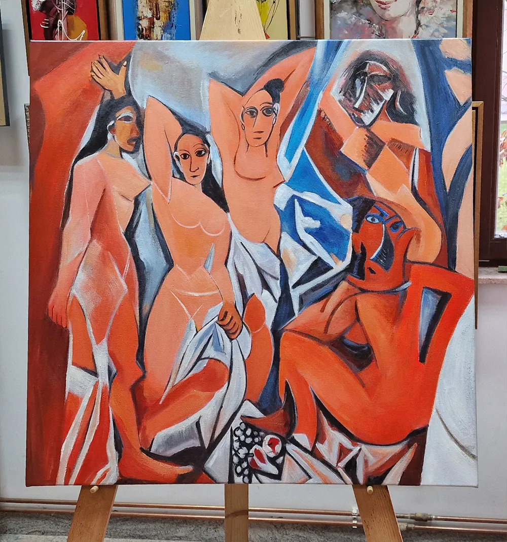 Pablo Picasso - Les Demoiselles d'Avignon Pablo Picasso - Les Demoiselles d'Avignon