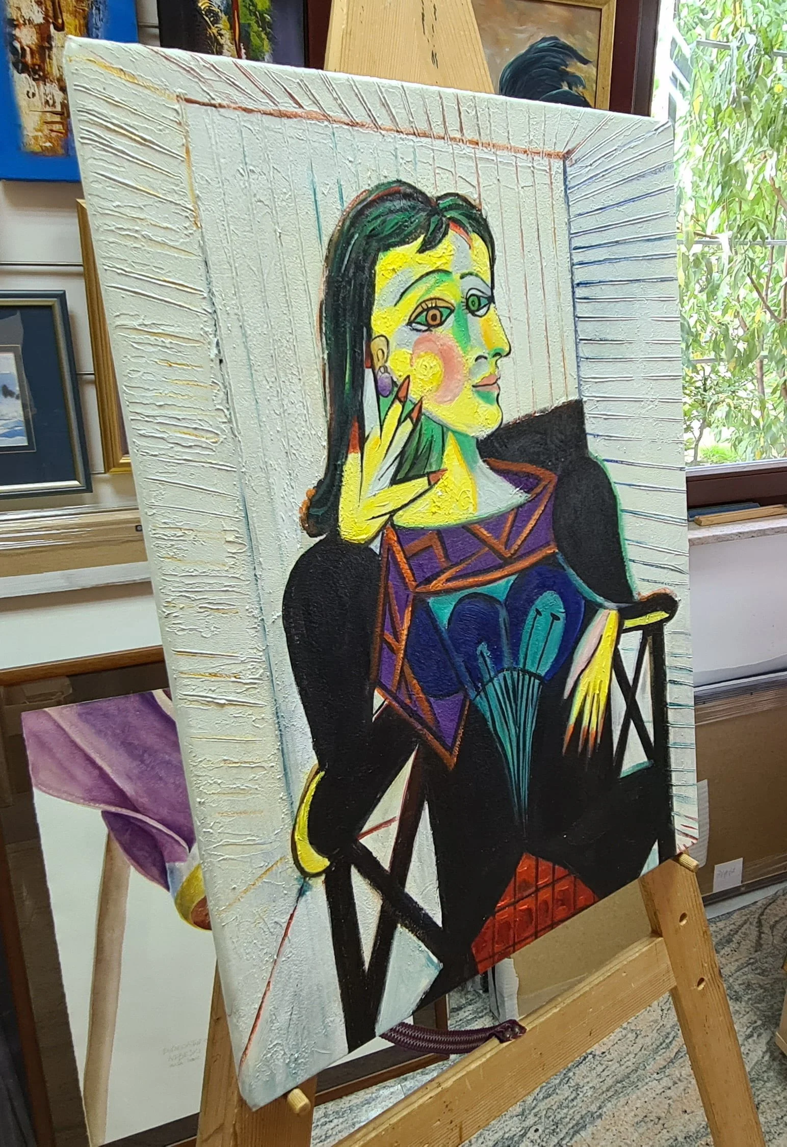 Pablo Picasso - Portrait of Dora Maar (Porträt von Dora Maar)