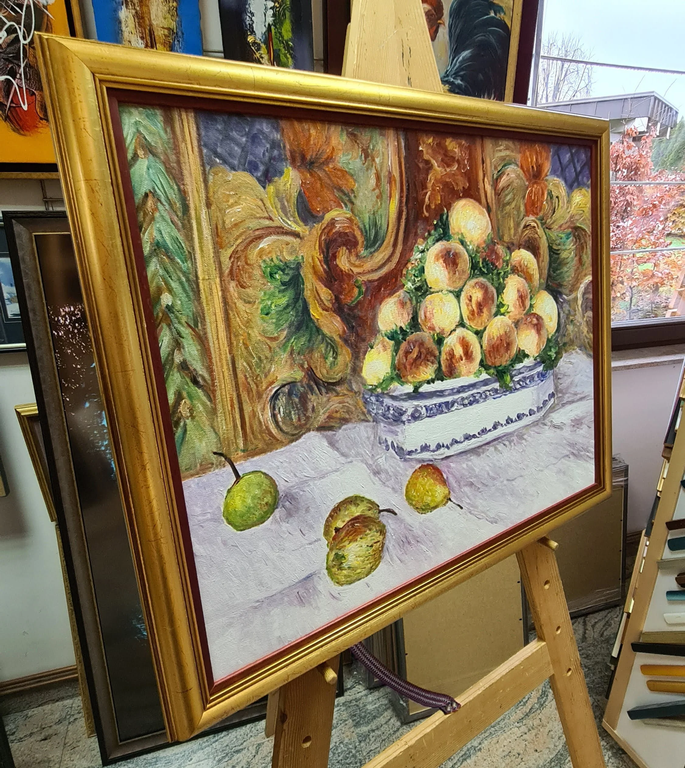 Pierre A. Renoir – Still Life with Peaches Pierre A. Renoir – Still Life with Peaches