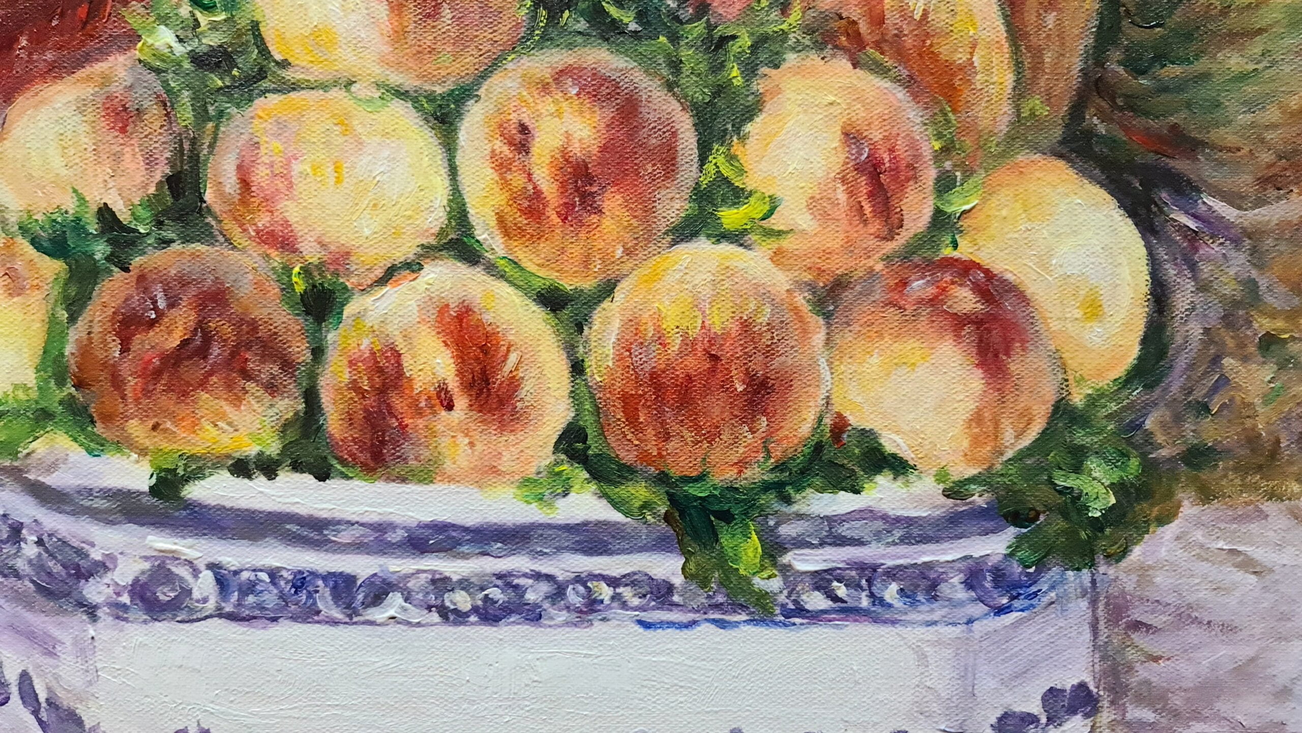 Pierre-Auguste Renoir - Still Life with Peaches - Pierre-Auguste Renoir - Natura morta con pesche