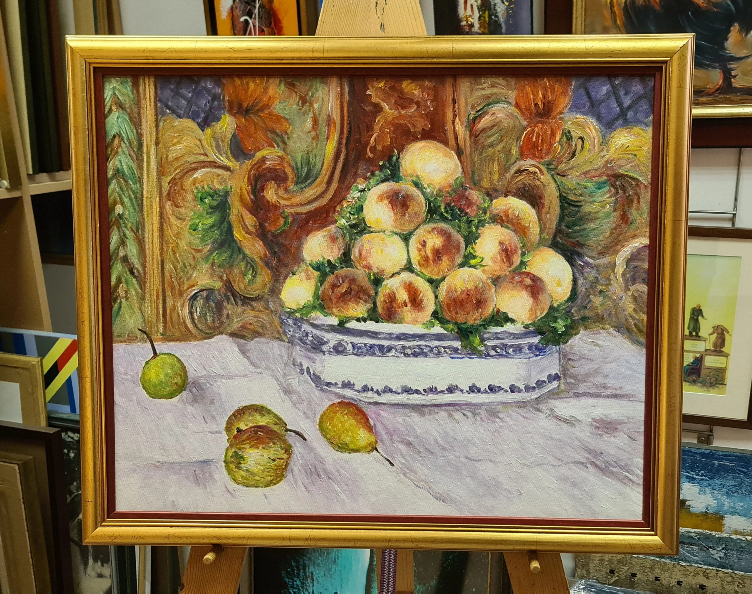 Pierre A. Renoir – Still Life with Peaches Pierre A. Renoir – Still Life with Peaches