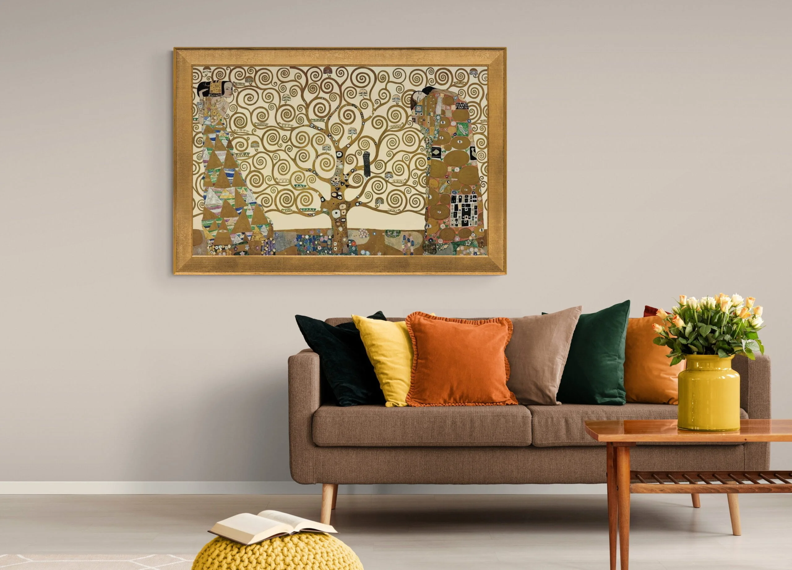 Gustav Klimt Albero della Vita. Riproduzioni dipinte a mano di famosi pittori, quadri moderni, opere d'arte per le pareti