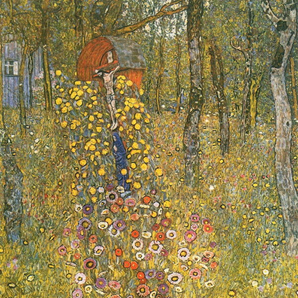 Reprodukcija slike Gustav Klimt - Farm Garden With Crucifix