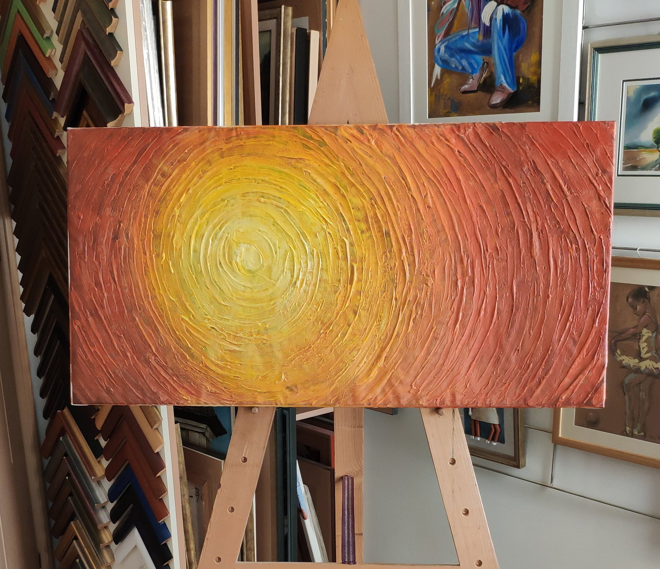 Kézzel festett művészi vás