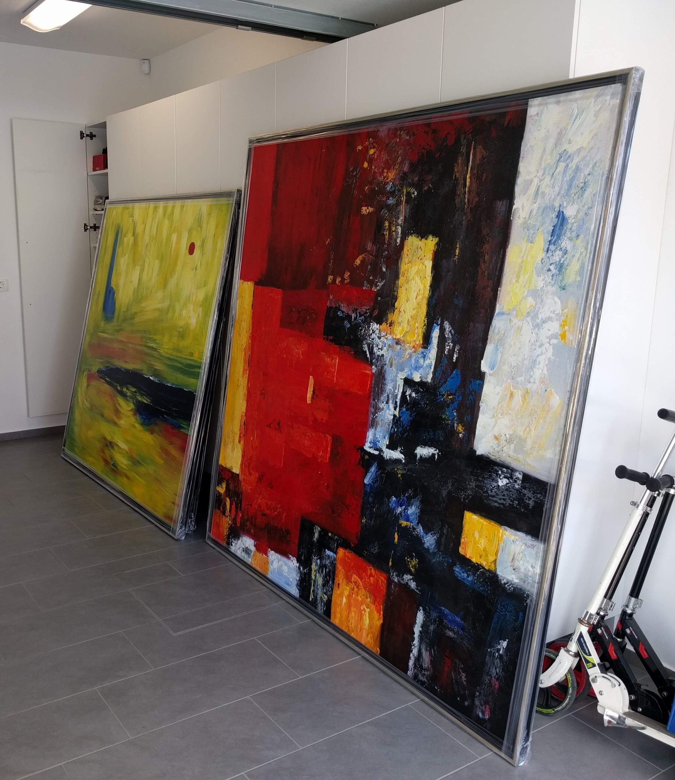 Riproduzione dipinta a mano su tela - Quadri moderni astratti, decorativi per parete 8