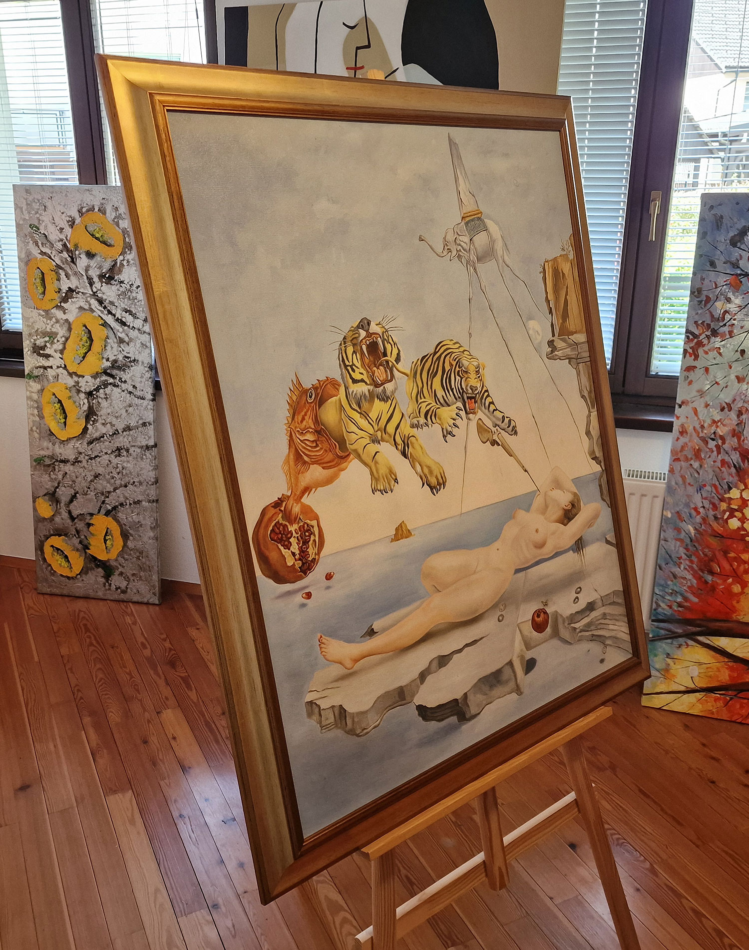 Salvador Dali - One Second Before Awakening from a Dream Caused by the Flight of a Bee Around a Pomegranate