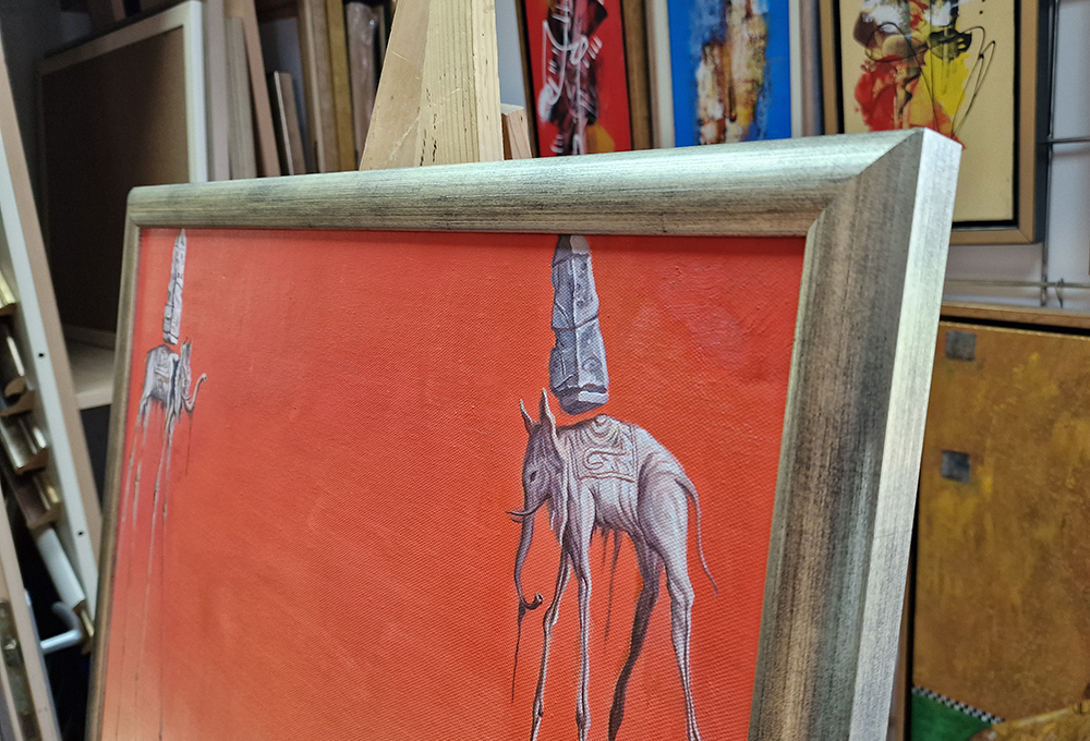 Salvador Dali - The Elephants Salvador Dali - The Elephants